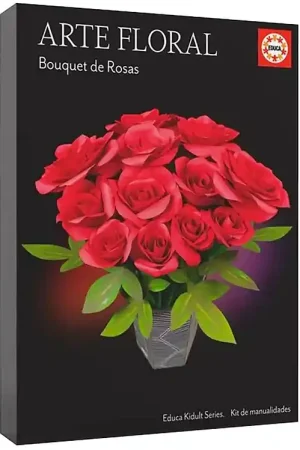 Aanbieding Educa Creatieve Speelset - Floral Art - Boeket van Roses
