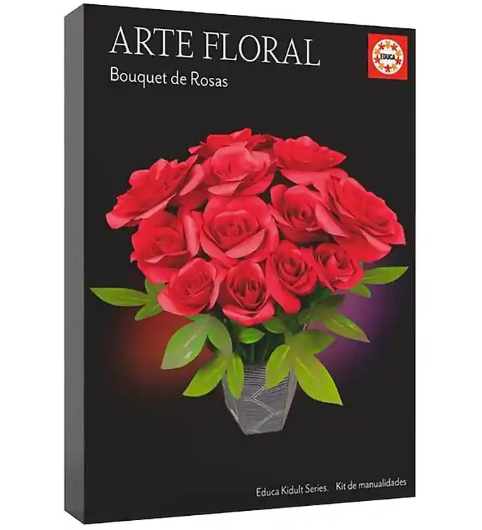 Aanbieding Educa Creatieve Speelset - Floral Art - Boeket van Roses