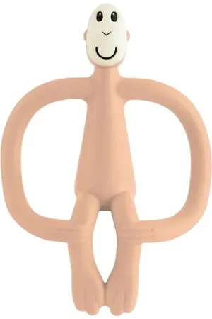 Gereduceerde Prijs Matchstick Monkey Bijtring - Peach Salmon