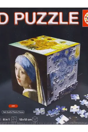 Meest Verkocht Educa 3D Puzzel - 216 Bakstenen - Kubus Art