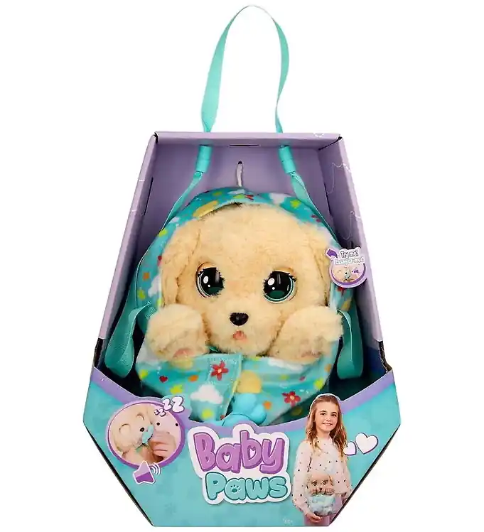 Actieprijs Baby Paws Interactief Knuffel - Labrador - 22,5 cm