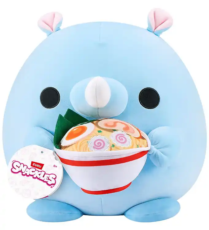 Snackles Knuffel - 35 cm - Humphrey de Neushoorn m. Ramen Goedkoop