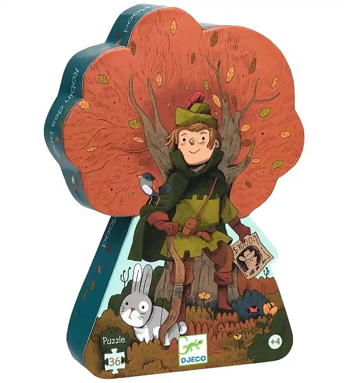 Snelle Levering Djeco Puzzel - Robin Kap - 36 Bakstenen