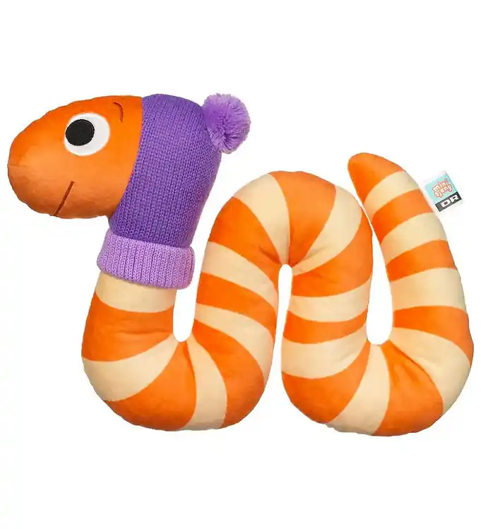 DR Knuffel - 30 cm - Worm Gratis Retour