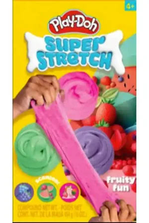 Play-Doh Slime - 3 stapelpotten - Super Stretch Fruity Fun Op = Op