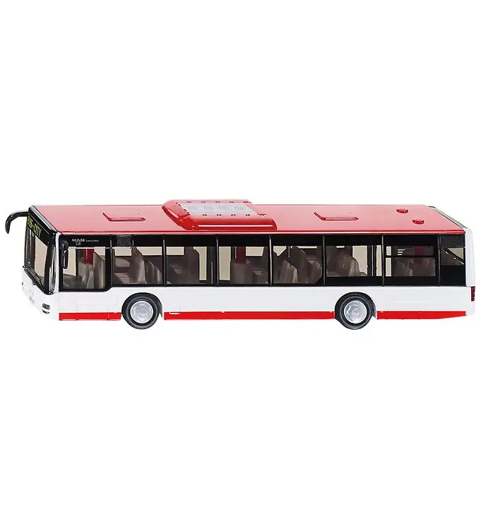 Fabrieksprijs Siku Bus - MAN Leeuwen City Stadtbus - 1:50 - Rood/Wit/Zwart