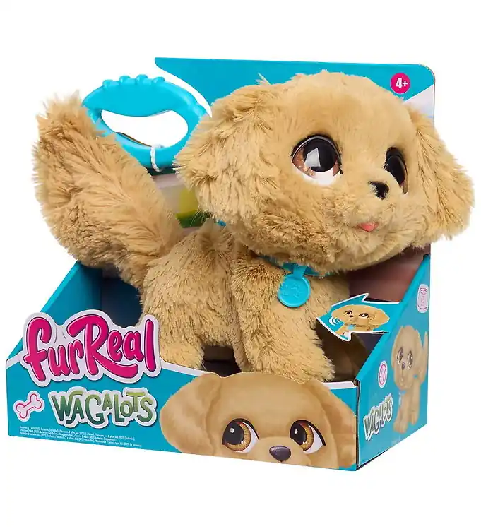 Finale Uitverkoop FurReal Interactieve Knuffel - Wag-A-Lots - Golden Retriever
