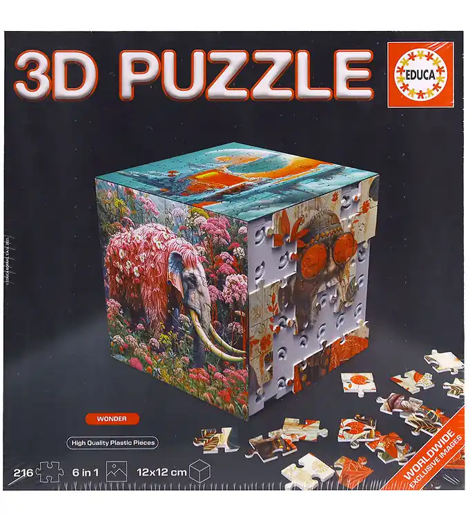Veilige Betaling Educa 3D Puzzel - 216 Bakstenen - Kubuswonder