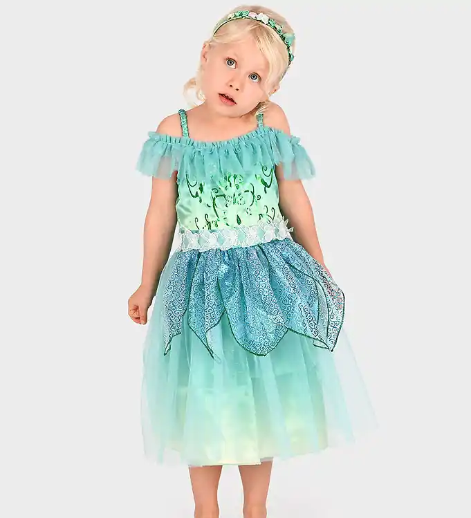 Lage Kosten Den Goda Fen Verkleedkleren - Dress Vlinderdas Fairy - Blauw