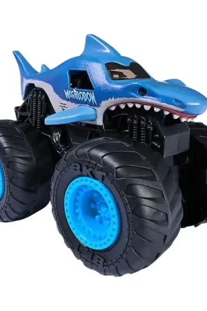 Betaalbaar Monster Jam Truck m. Geluid/Licht - 1:24 - Megalodon