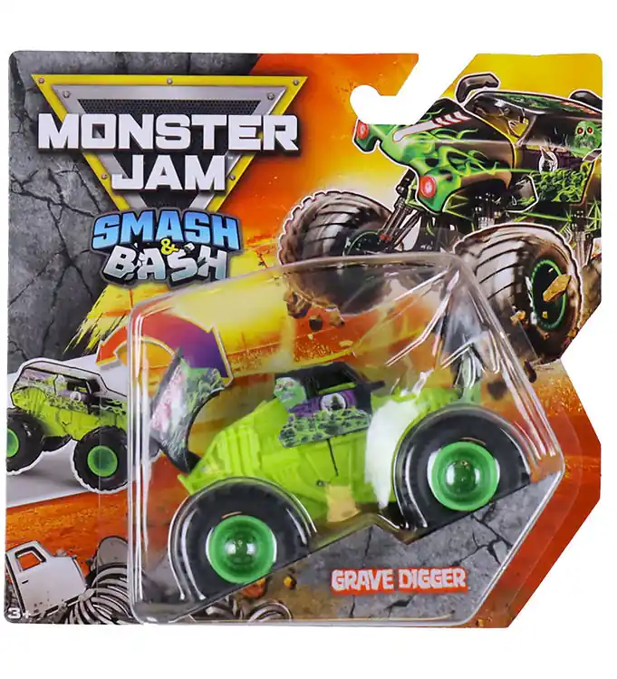 Monster Jam Truck - 1:64 - Smash & Bash - Grafdelver Koop Vandaag
