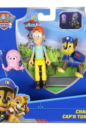 Direct Verzonden Paw Patrol Speelgoedfiguren - Chase & Cap'N Turbot
