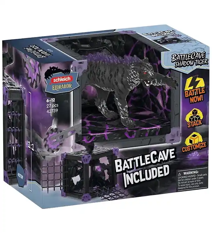 Schleich Eldrador - BattleCave Shadow Tiger - 42739 Dagaanbieding