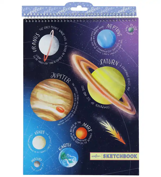 Eeboo Schetsblok - Onze Planeten Merkproduct