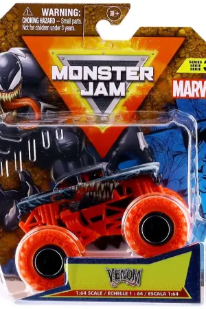 Populair Monster Jam Truck - 1:64 - Marvel - Gif