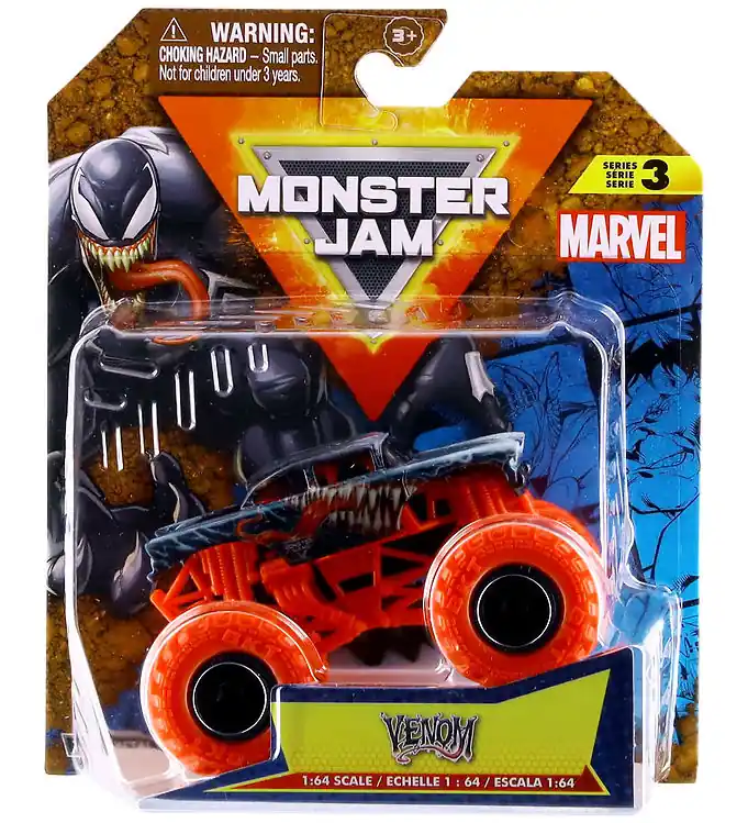 Populair Monster Jam Truck - 1:64 - Marvel - Gif