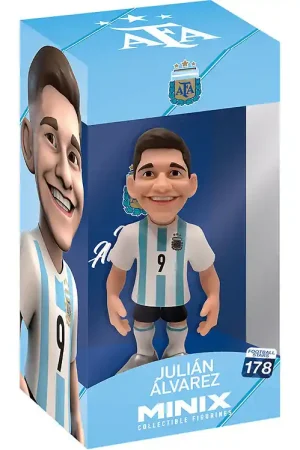 Rechtstreeks Van De Fabrikant Minix Figuur - Voetbalsterren - Argentinië - Julian Alvarez