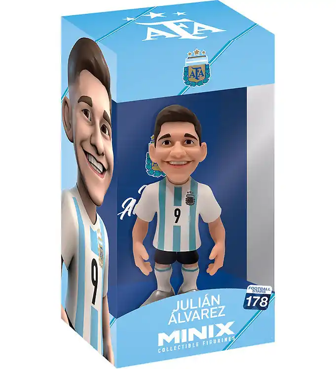 Rechtstreeks Van De Fabrikant Minix Figuur - Voetbalsterren - Argentinië - Julian Alvarez