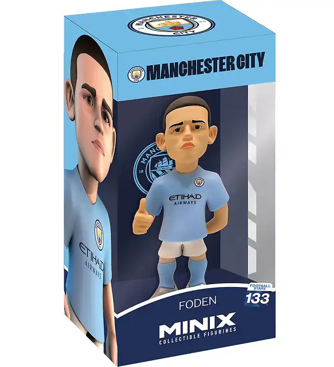 Minix Figuur - Voetbalsterren - Man City - Voet Veilige Betaling