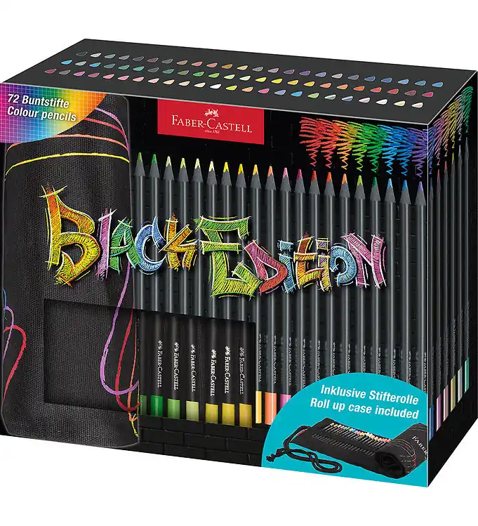 Weekendaanbieding Faber-Castell Kleurpotloden - Etui met wieltjes - 72 Onderdelen