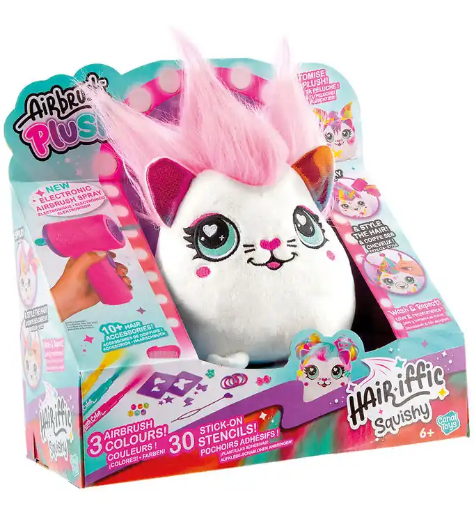Bestseller Airbrush Plush Knuffel - 14 cm - Haar'iffic - Kostbaar