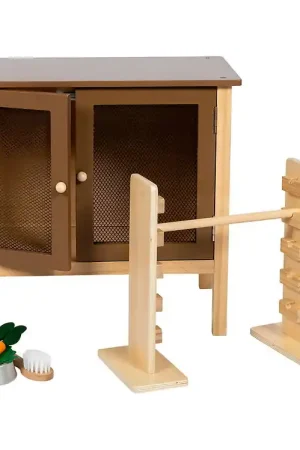 Alleen Vandaag by ASTRUP Houten Speelgoed - Konijnenkooi en Spring