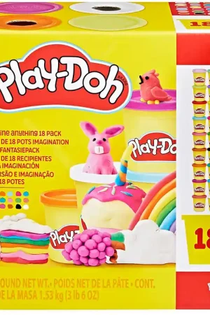 Koop Vandaag Play-Doh Set boetseerklei - 18 stuks - Imagine Alles