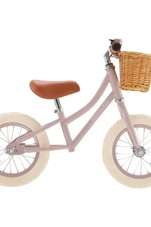 Banwood Loopfiets - First Go! - 3-5 Jaar - Dusty Pink Superprijs