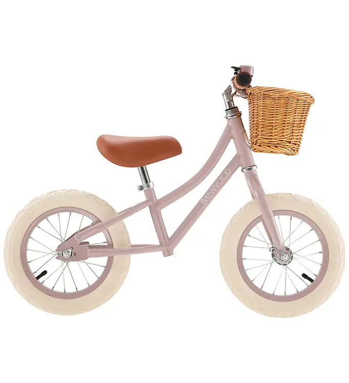 Banwood Loopfiets - First Go! - 3-5 Jaar - Dusty Pink Superprijs