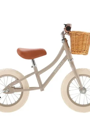 Banwood Loopfiets - First Go! - 3-5 jaar - Beige Laatste Kans