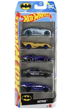 Korting Hot Wheels Auto's - 5-pack - Batman