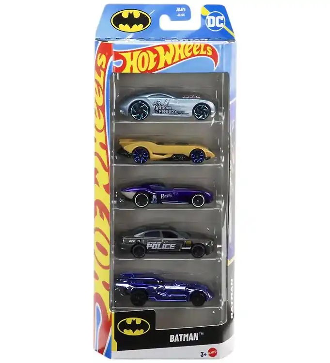 Korting Hot Wheels Auto's - 5-pack - Batman