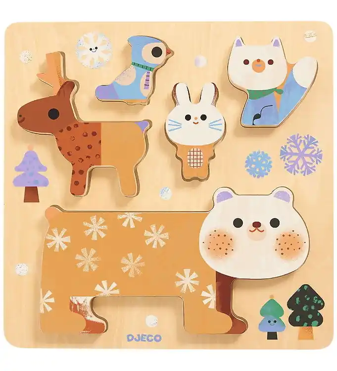 Djeco Puzzel - WoodyStack Shop Nu