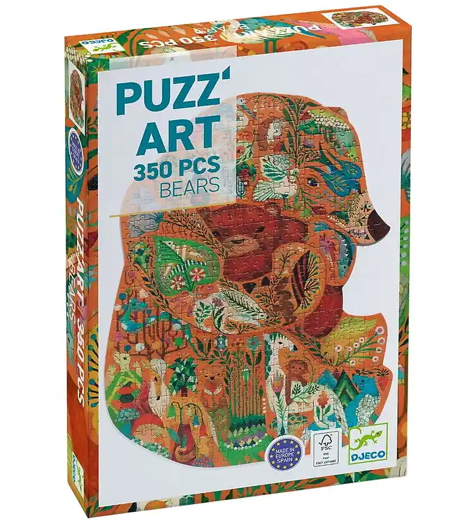 Laatste Kans Djeco Puzzel - 350 Bakstenen - Puzzel´Art - Beren