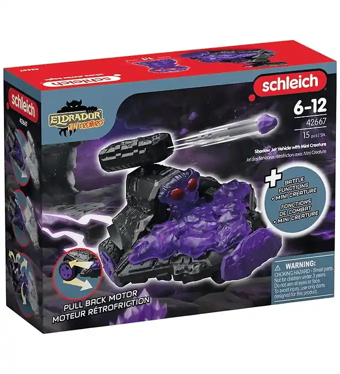 Direct Beschikbaar Schleich Eldrador Mini Wezens - Shadow Jet Voertuig - 42667