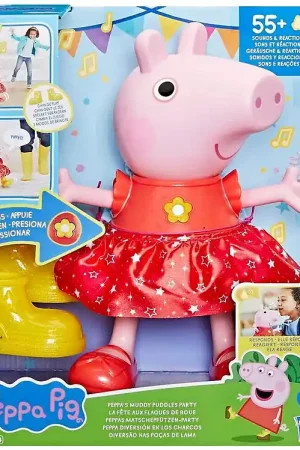 Op = Op Peppa Pig Speelgoed m. Geluid - Engels - Plasfeestje