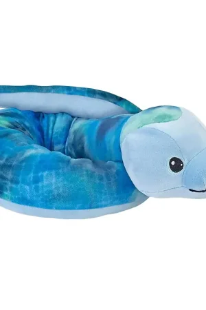 Finale Uitverkoop Wild Republic Knuffel - Squishy slang - 132 cm - Blauw