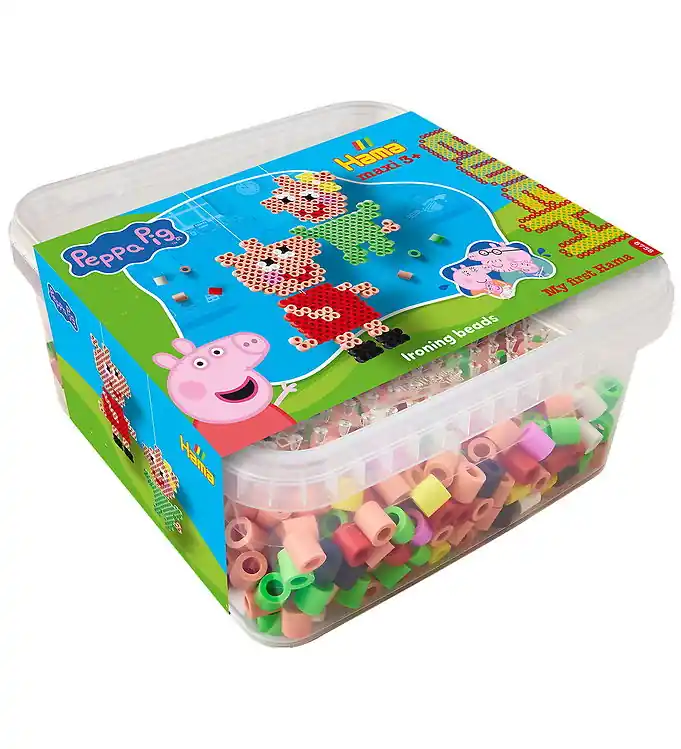 Bestseller Hama Maxi Kralen - Peppa Pig + Kleine zusje Evie - 900 st.