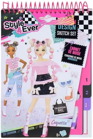 Gratis Retour Style 4 Ever Modeontwerper Mini Schetsboekset