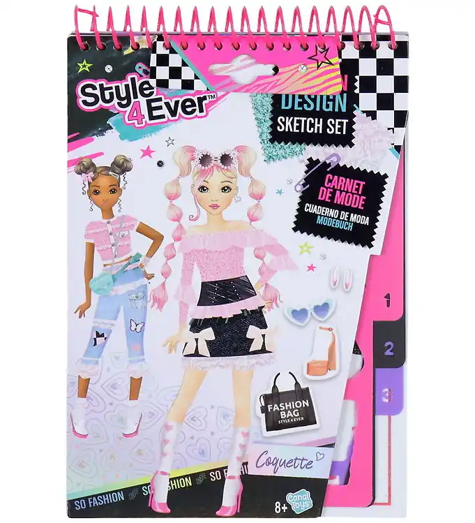 Gratis Retour Style 4 Ever Modeontwerper Mini Schetsboekset