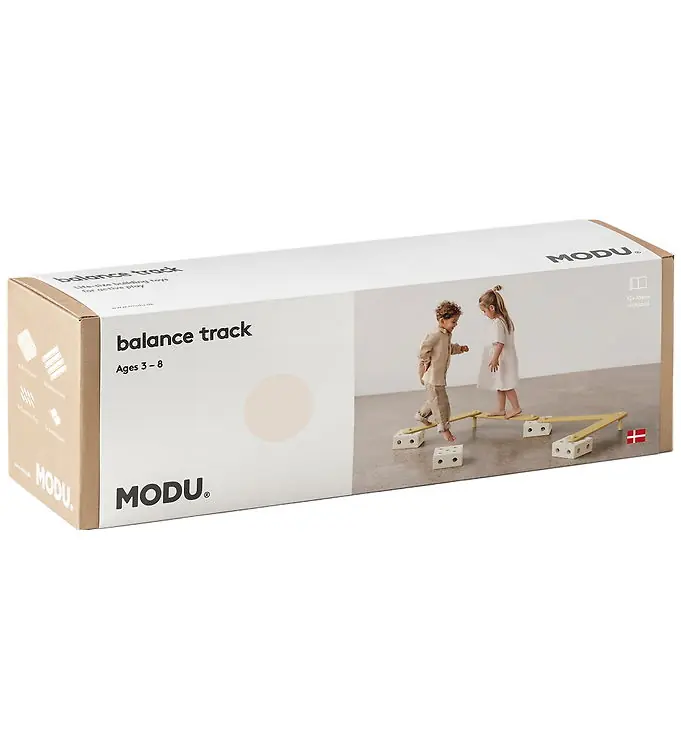 MODU Balans Track - 17 Onderdelen - Waar Grey/Honey Yellow Lage Kosten