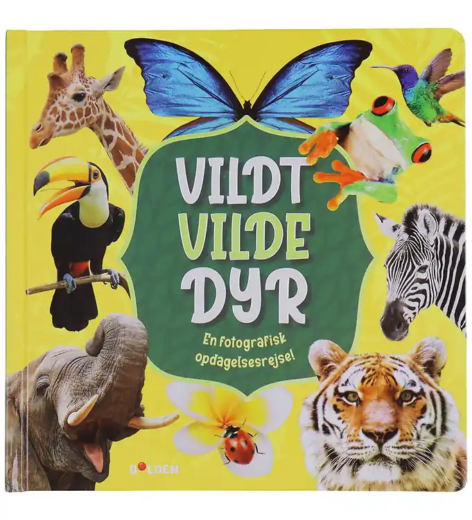Forlaget Bolden Prentenboek - Wilde wilde dieren Lage Kosten