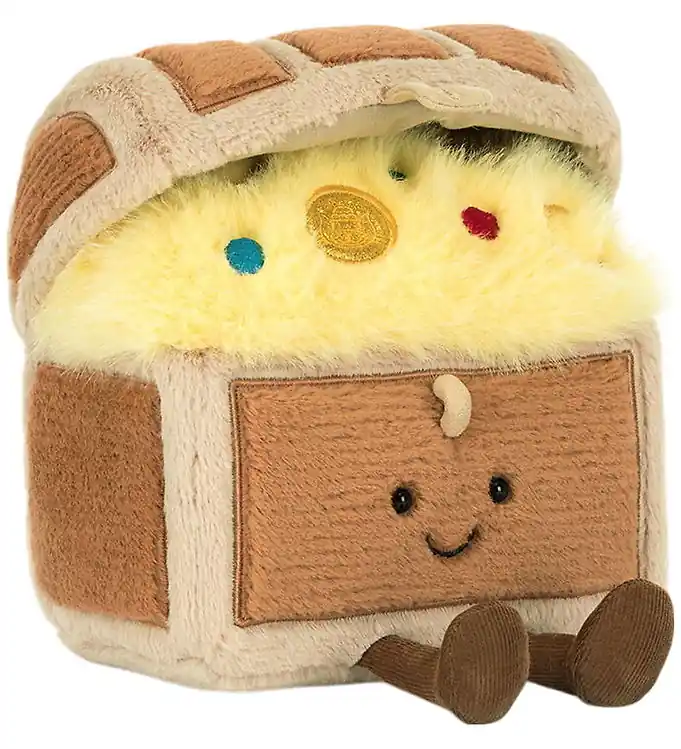 Lage Prijs Jellycat Knuffel - 19x17 cm - Amuses Treasure Borst