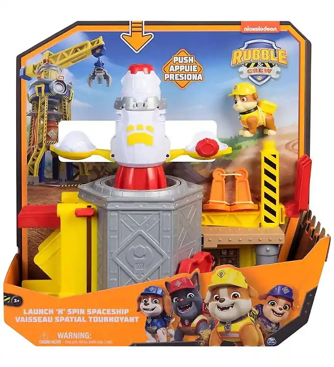Rubble & Crew Speelgoed - Paw Patrol - Lanceer N Spin Ruimteschi Koop Vandaag