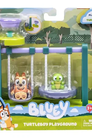 Bluey Speelset - Turtleboy Speeltuin m. Bingo en Turtleboy Figuu Op = Op