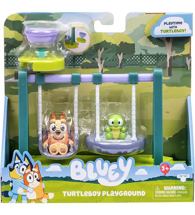 Bluey Speelset - Turtleboy Speeltuin m. Bingo en Turtleboy Figuu Op = Op
