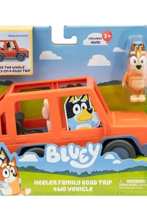 Bluey Speelset - Familie 4WD Vakantie Auto m. Figuur Hete Deal