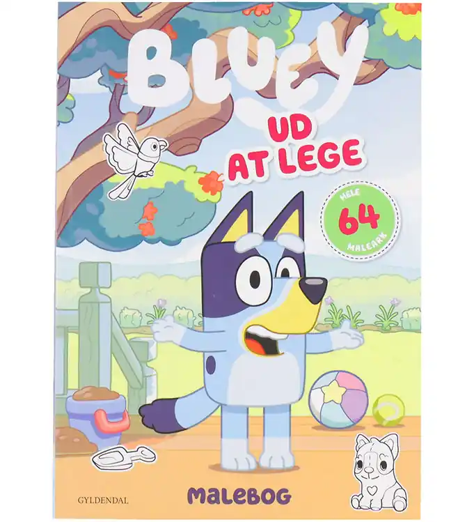 Forlaget Gyldendal Kleurboek - Bluey - Buiten spelen Favoriet