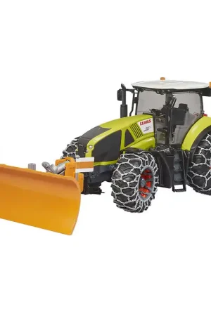 Bestseller Bruder Tractor - Claas Axion 950 m. Sneeuwkettingen/Sneeuwschuiv