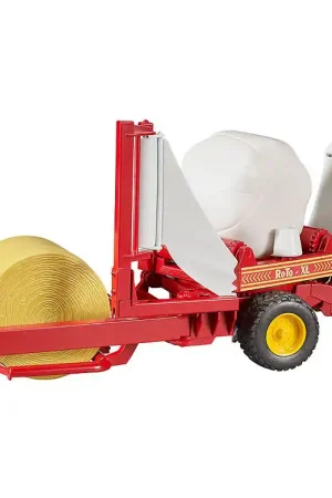 Aanbieding Bruder Werkmachine - Balenwikkelaar m. Ronde balen - 02122